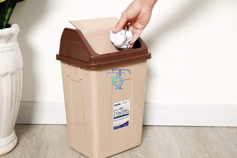 Thùng rác nhựa gia đình nắp lật