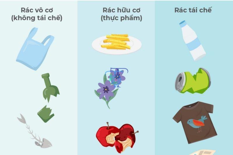 Thùng rác nhựa gia đình phân loại khi sử dụng 