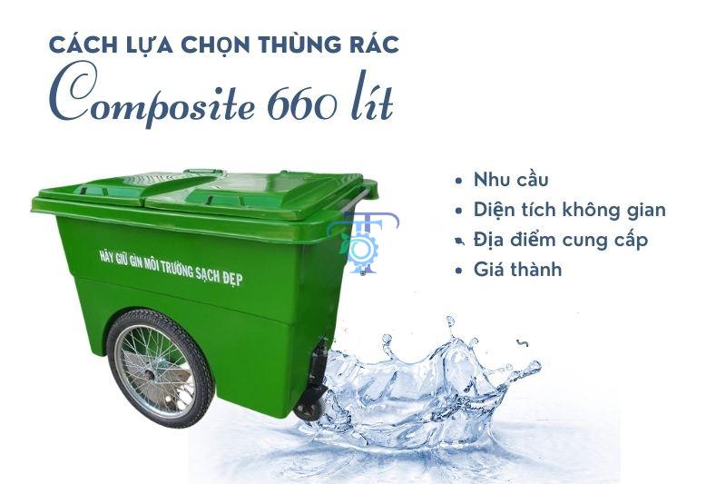 Cách lựa chọn thùng rác 660 lít composite Cách lựa chọn thùng rác 660 lít composite