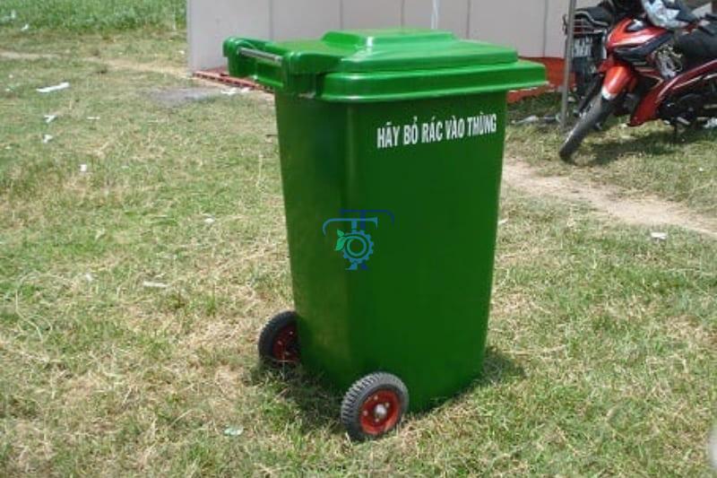 Giá thùng rác nhựa 240l composite