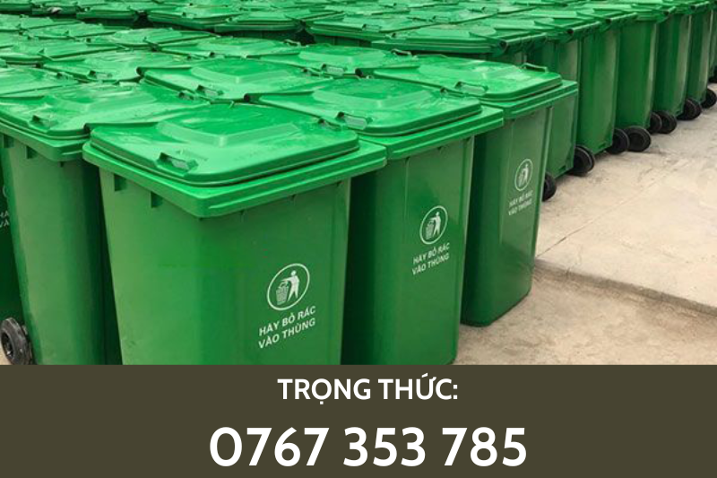 Mua thùng rác nhựa composite 240 lít