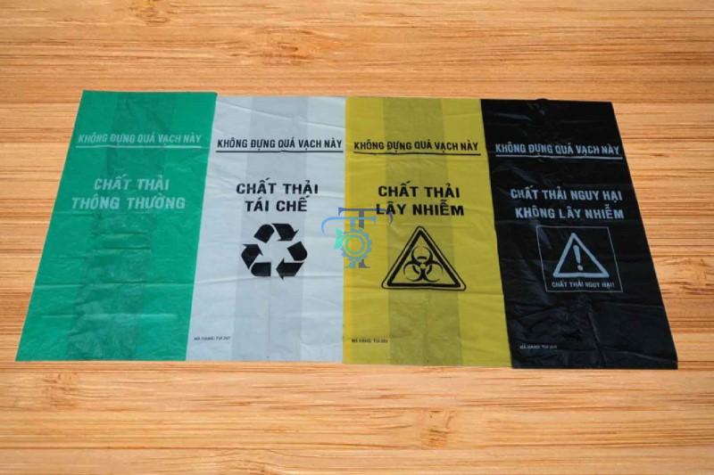 Túi chứa rác y tế phổ biến