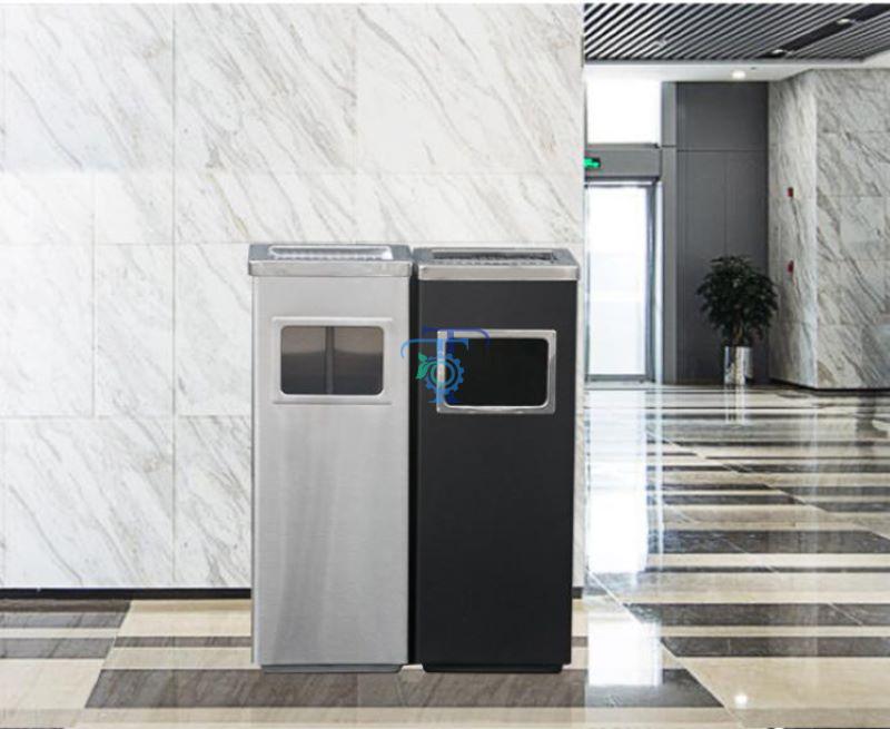Vị trí đặt thùng đựng rác inox