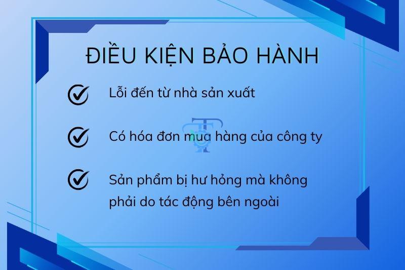 Điều kiện bảo hành