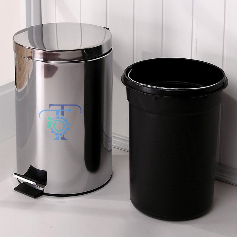 Cách bảo quản thùng rác inox đạp chân 12 lít