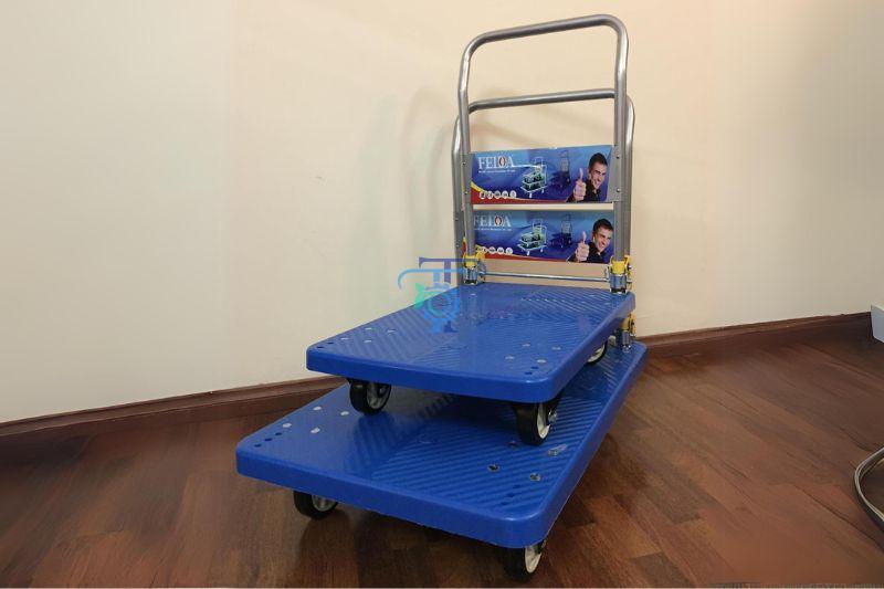 Xe đẩy hàng 4 bánh 1 tầng 300Kg