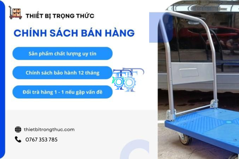 Xe đẩy hàng 4 bánh tại Trọng Thức