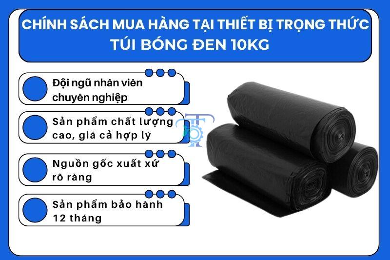 Túi bóng đen 10kg thiết bị Trọng Thức