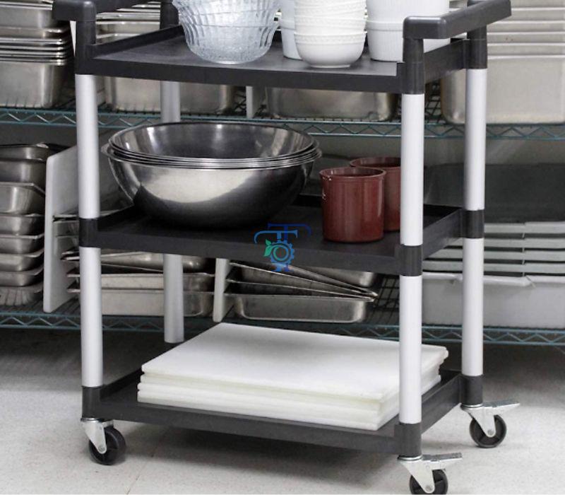 Giá xe đẩy nhựa 3 tầng