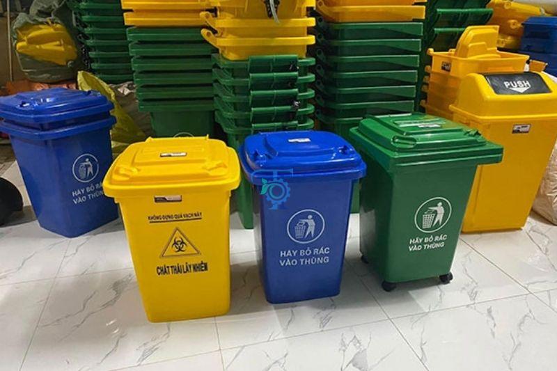 Hình ảnh thùng rác nhựa