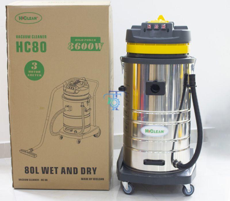 máy hút bụi hiclean hc80 phù hợp