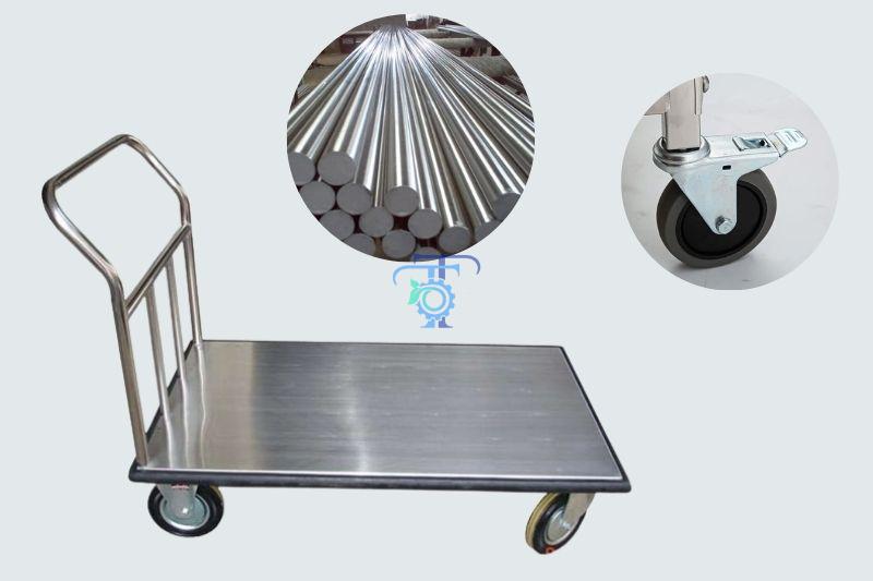 Thiết kế của xe đẩy inox thiết kế của xe đẩy inox
