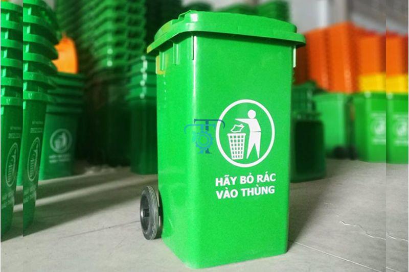 Thùng rác nhựa có bánh xe 100l