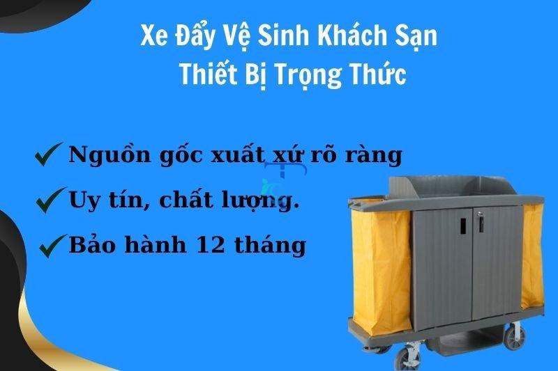 Trọng Thức cung cấp xe đẩy vệ sinh khách sạn chất lượng