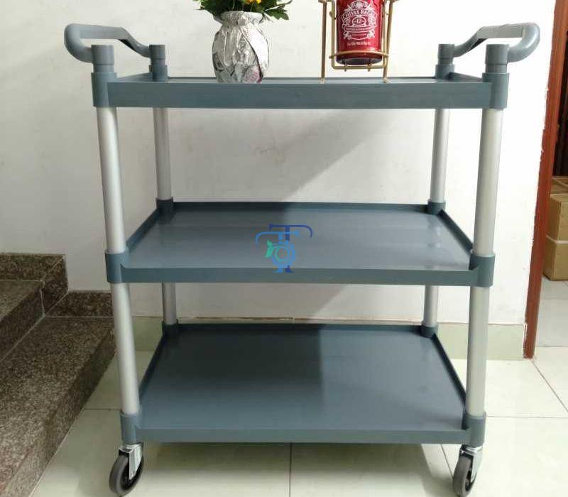 Ưu điểm xe đẩy nhựa 3 tầng