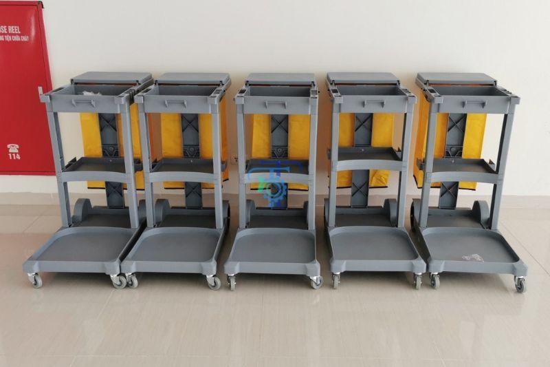 Hình ảnh thực tế xe dọn vệ sinh chữ L
