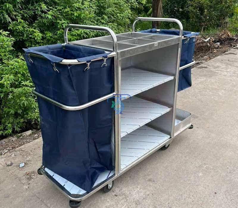 Xe làm buồng phòng bằng inox