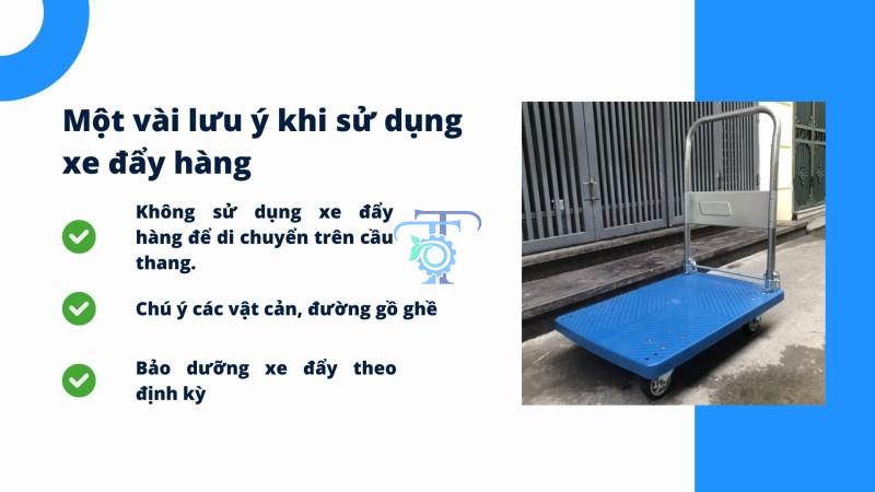 Lưu ý khi sử dụng và bảo quản xe đẩy hàng