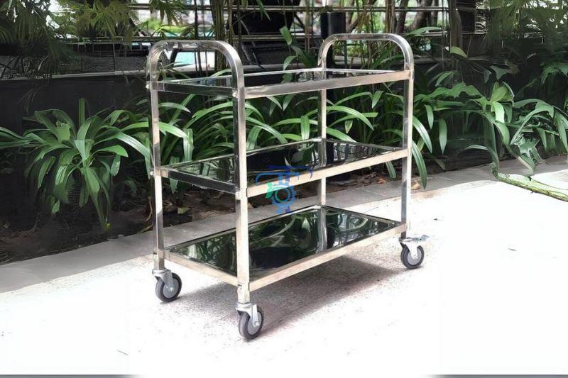 Xe đẩy phục vụ bằng inox