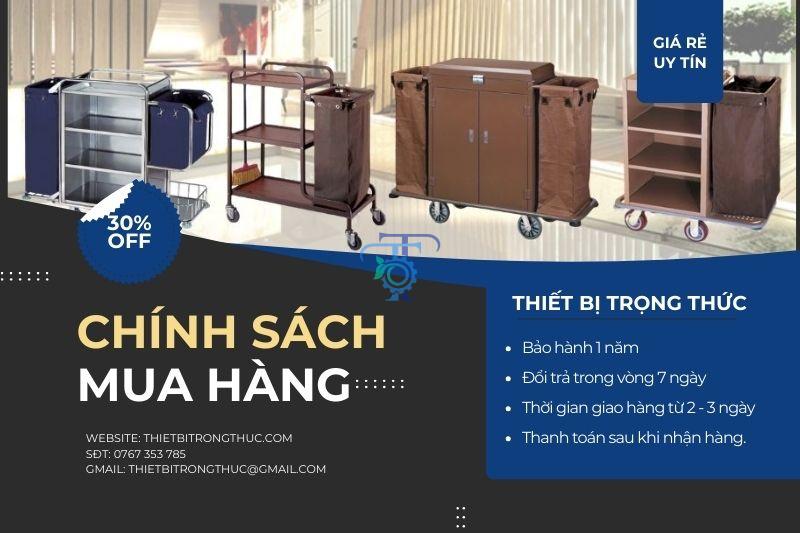 Các chính sách khi mua thiết bị nhà hàng, khách sạn